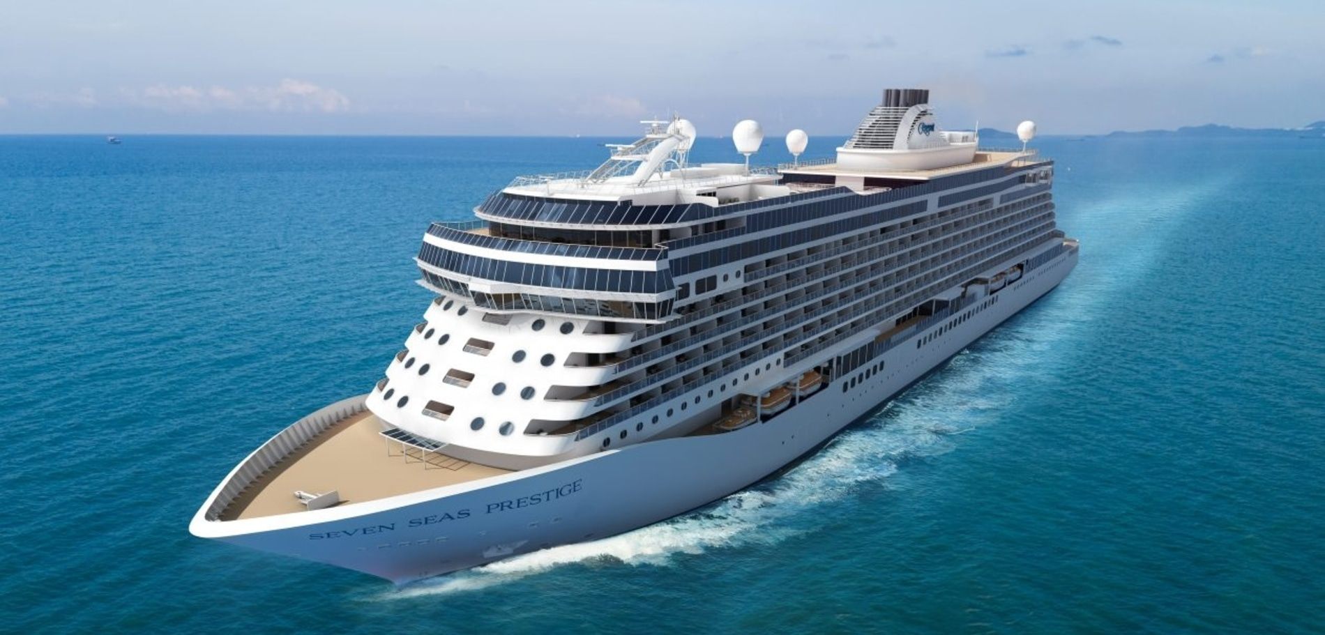 A photo of the Seven Seas Prestige cruise ship