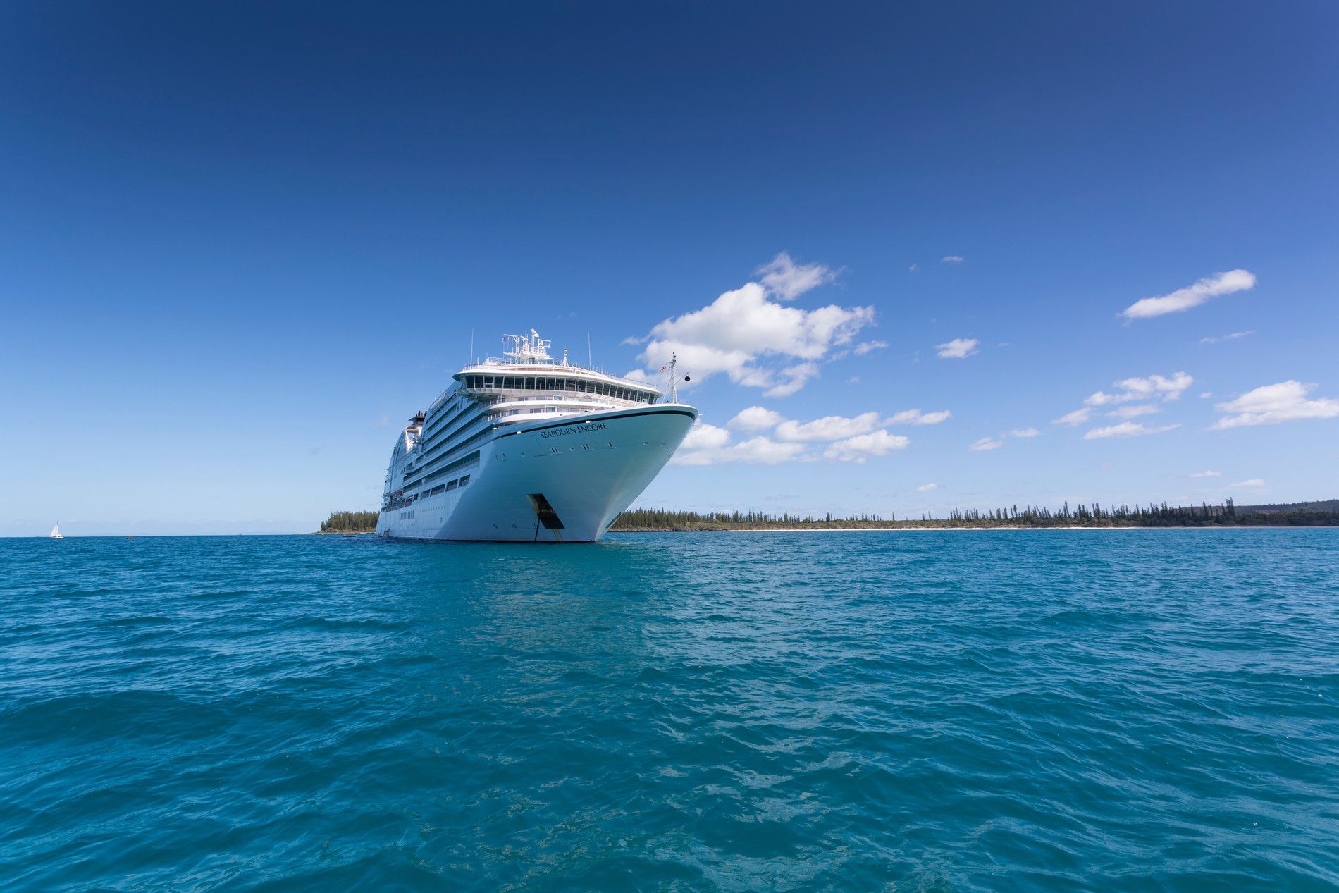 A photo of the Seabourn Encore cruise ship